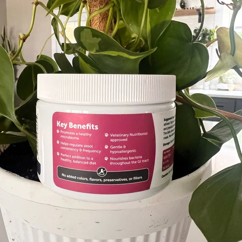 Complete Fiber Blend for Dogs - White